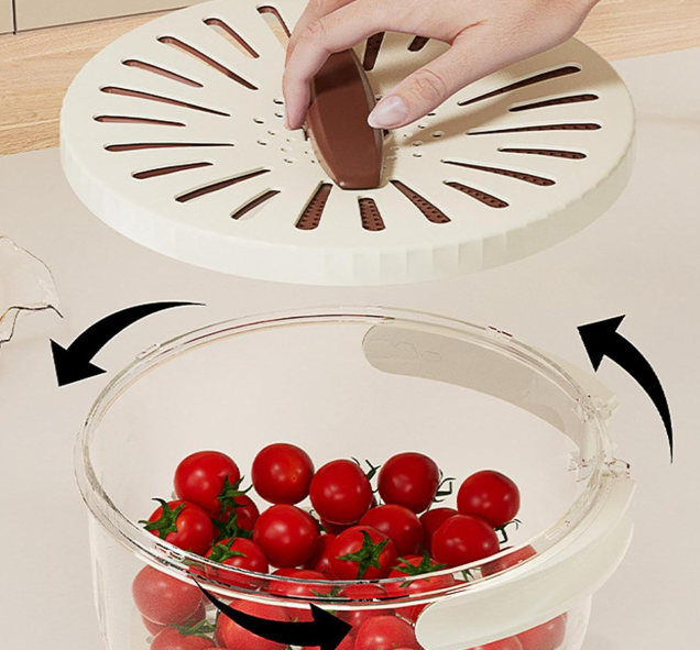 Large-Capacity Collapsible Colander With Handles For Kitchen Use - Image 2
