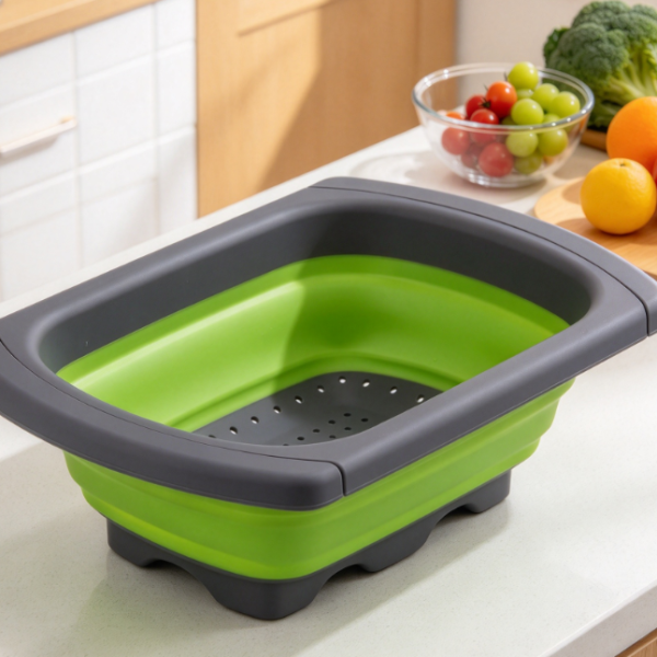 Collapsible, Extendable Colander—Flexible, Convenient, And Fast-Draining