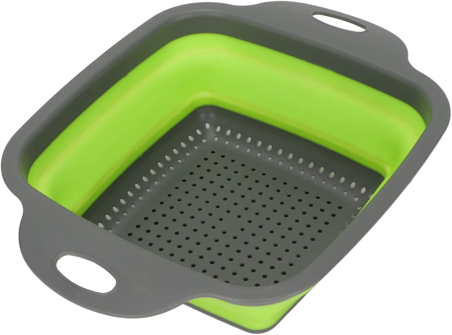 Collapsible Colander With Drainage Holes For Washing Vegetables
