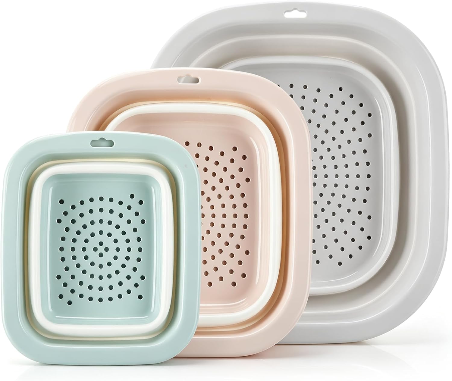 3-Piece Collapsible Colander And Basin Set