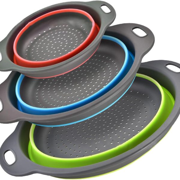 Collapsible Kitchen Fruit Basket And Wash Basin – A Multifunctional Draining Basket